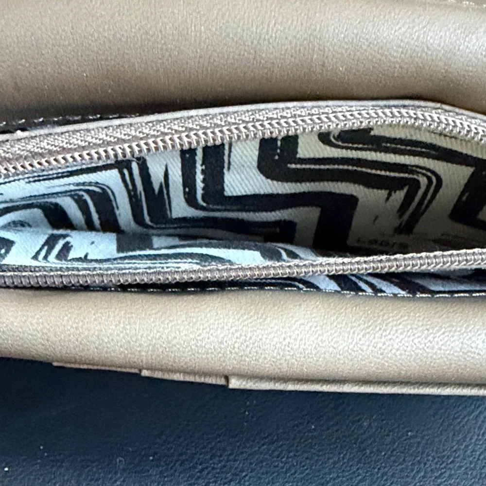 Lodis Pink Pebbled Leather Wallet Clutch Organizer